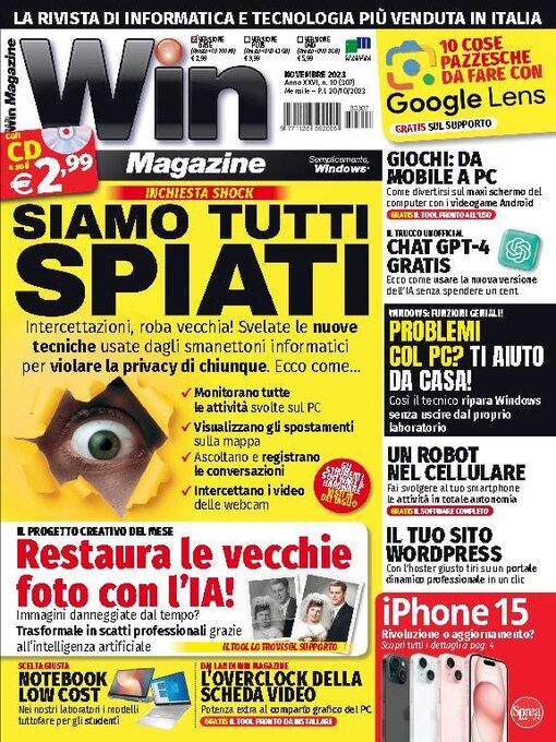 Title details for Win magazine by Sprea S.p.A. - Available